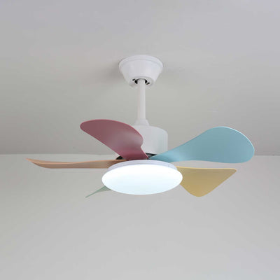 Celoia Colorful Glass Ceiling Fan Light