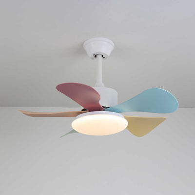 Celoia Colorful Glass Ceiling Fan Light
