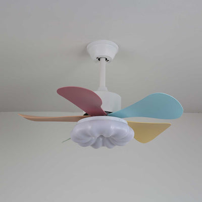 Celoia Colorful Glass Ceiling Fan Light
