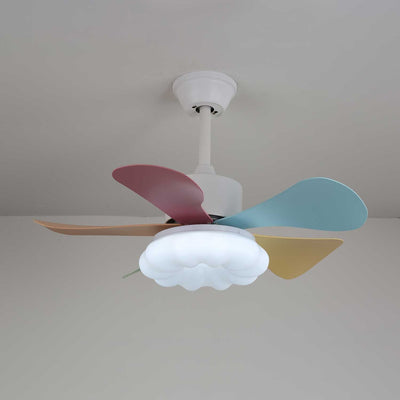 Celoia Colorful Glass Ceiling Fan Light