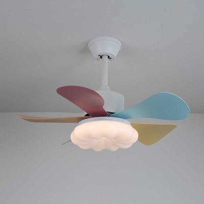 Celoia Colorful Glass Ceiling Fan Light