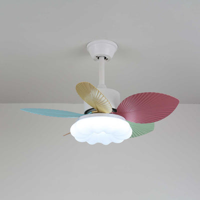 Celoia Colorful Glass Ceiling Fan Light