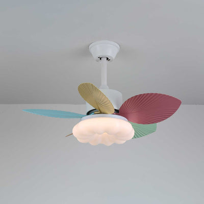 Celoia Colorful Glass Ceiling Fan Light