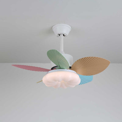 Celoia Colorful Glass Ceiling Fan Light