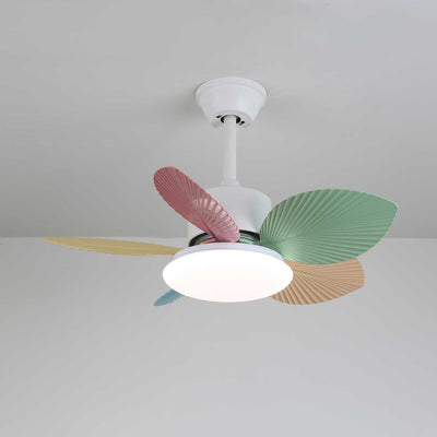Celoia Colorful Glass Ceiling Fan Light