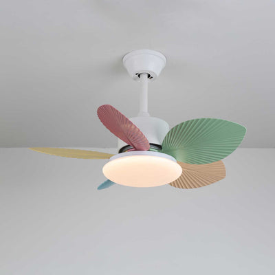 Celoia Colorful Glass Ceiling Fan Light
