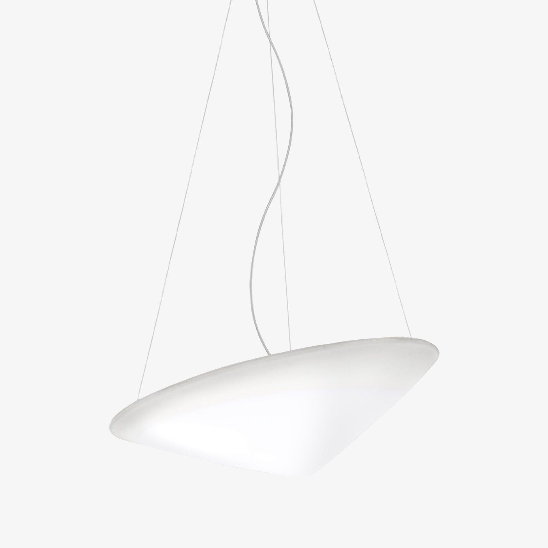 Othian Pendant Lamp Polyethylene Tilted Hat Minimalist