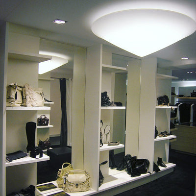 Othian Pendant Lamp Polyethylene Tilted Hat Minimalist