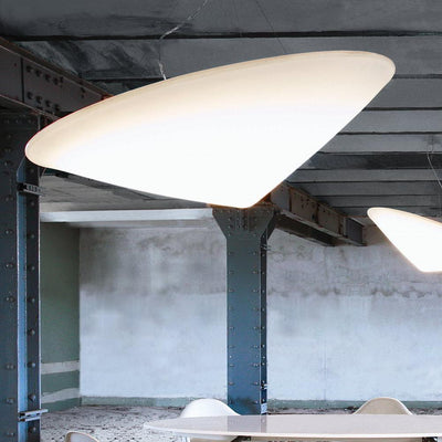 Othian Pendant Lamp Polyethylene Tilted Hat Minimalist