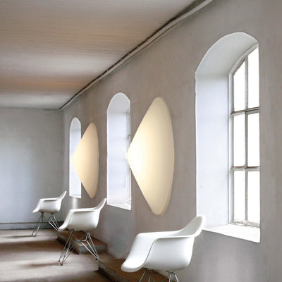 Othian Pendant Lamp Polyethylene Tilted Hat Minimalist