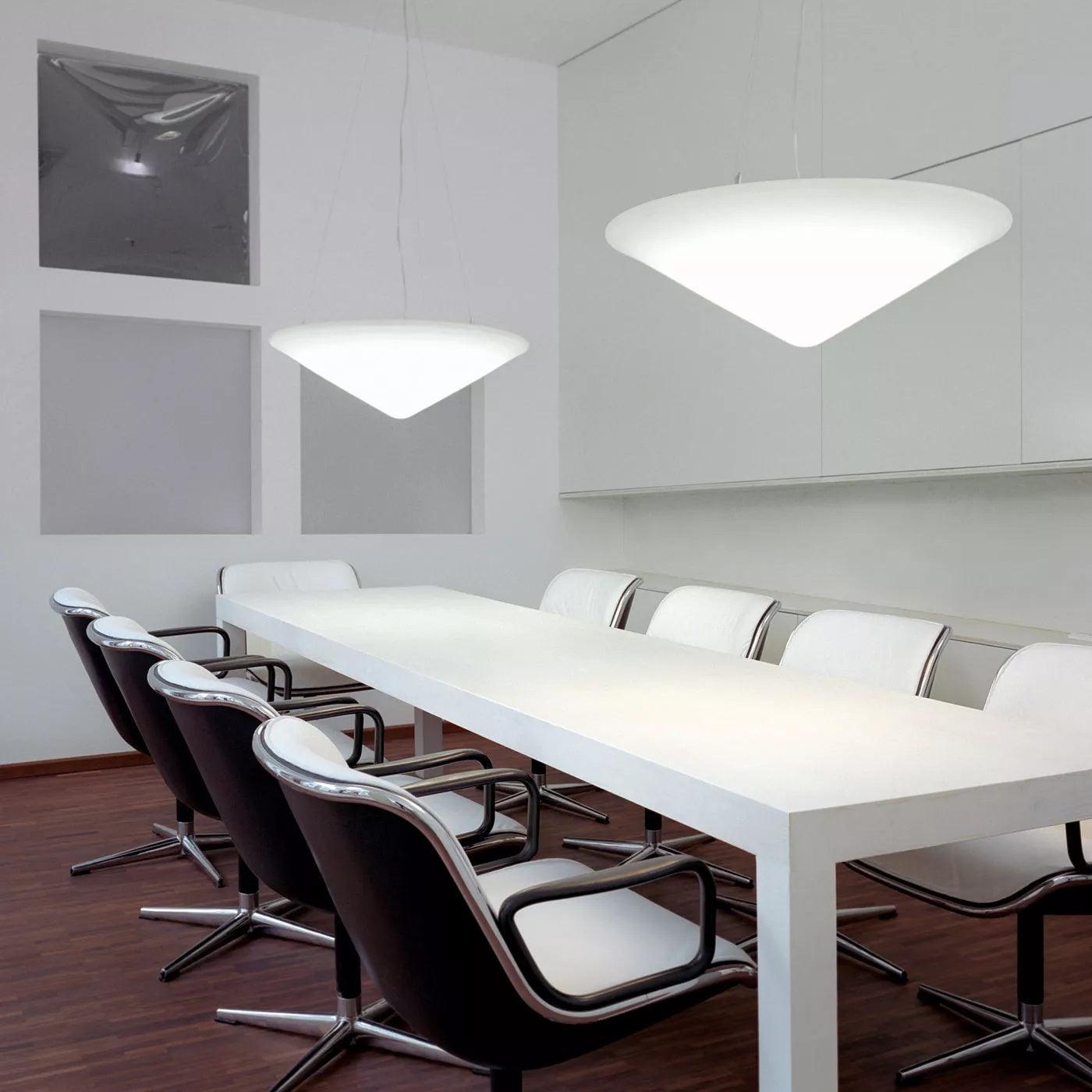 Othian Pendant Lamp Polyethylene Tilted Hat Minimalist