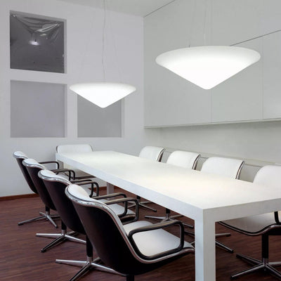 Othian Pendant Lamp Polyethylene Tilted Hat Minimalist
