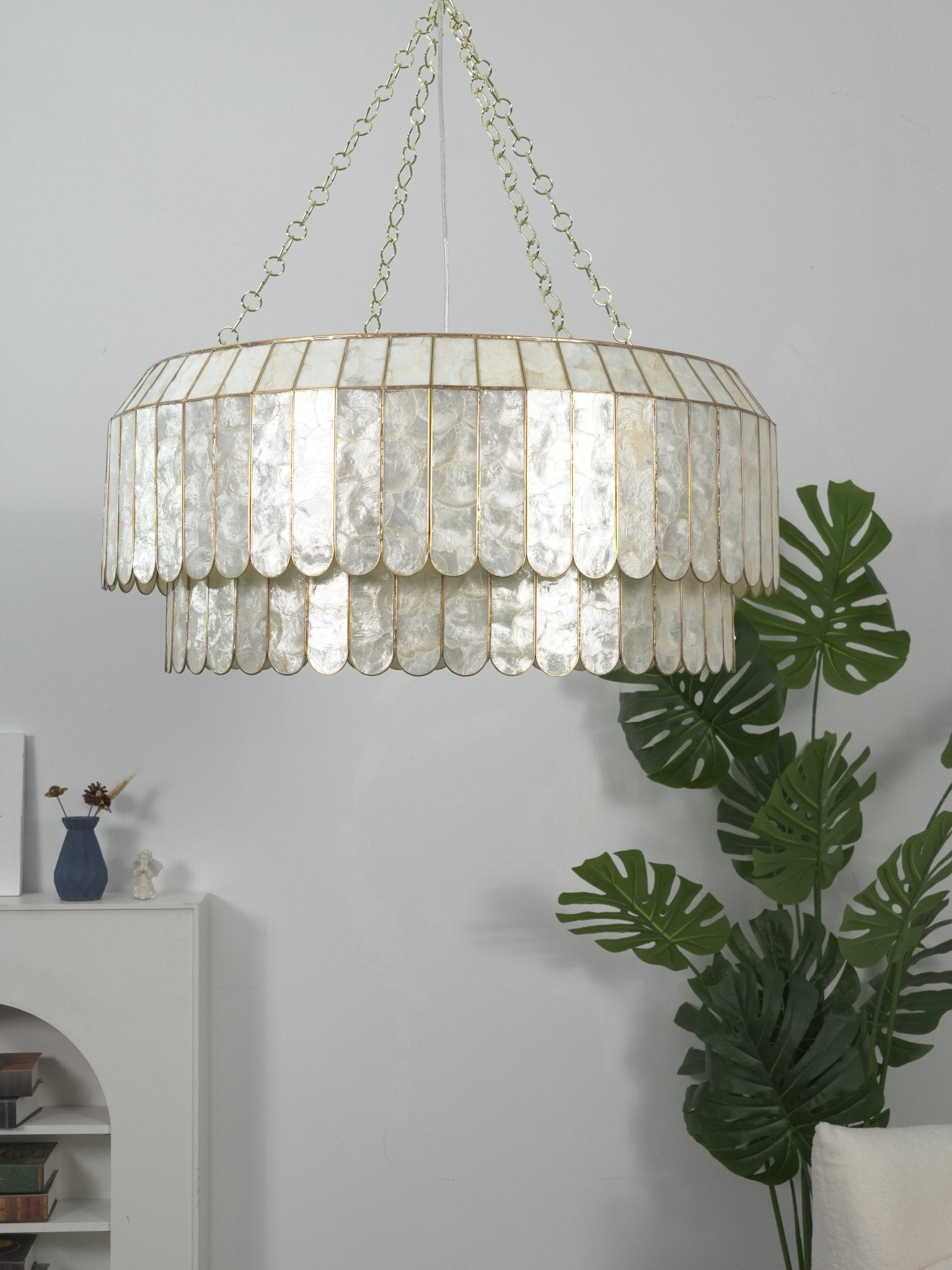 Capiz Aurelia Chandelier