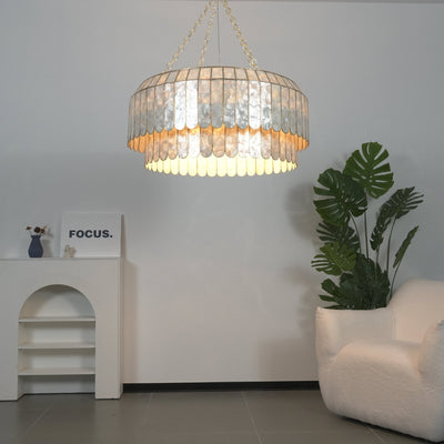 Capiz Aurelia Chandelier