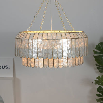 Capiz Aurelia Chandelier