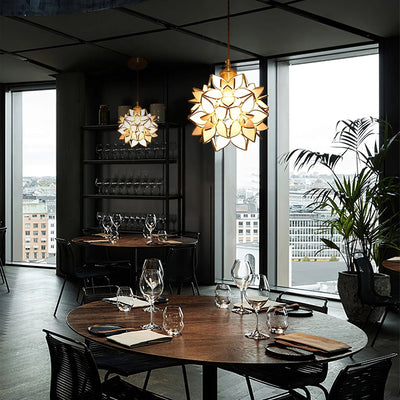 Amara Luxury Glass Pendant Light - Neutral Decor