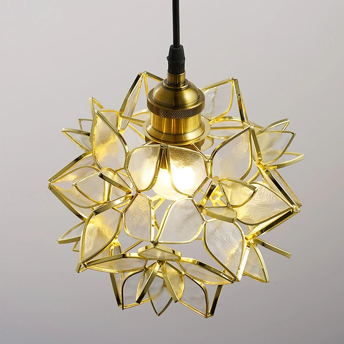 Amara Luxury Glass Pendant Light - Neutral Decor