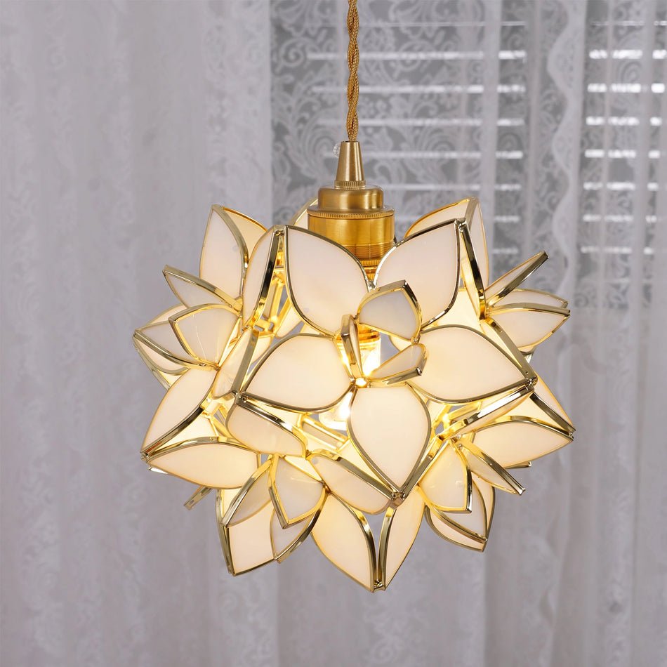 Amara Luxury Glass Pendant Light - Neutral Decor