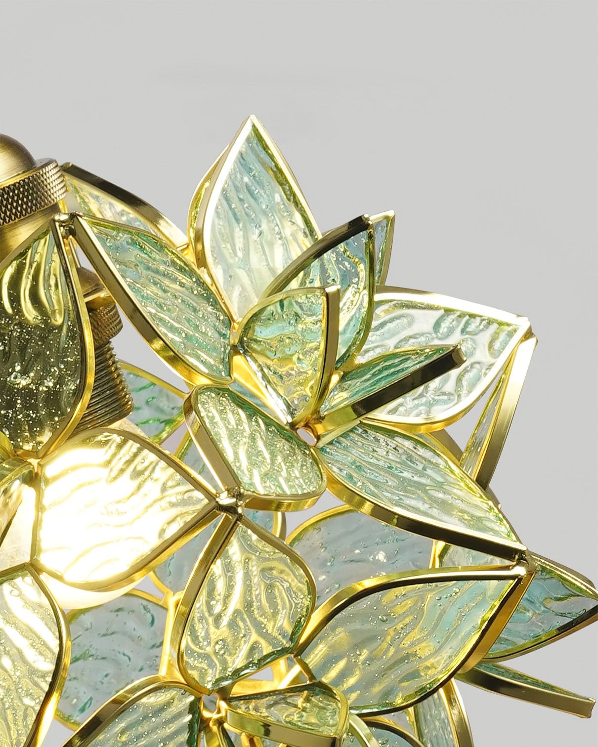 Amara Luxury Glass Pendant Light - Neutral Decor