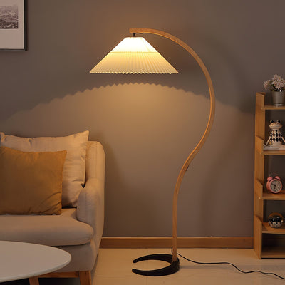 Viaro Wood Floor Lamp
