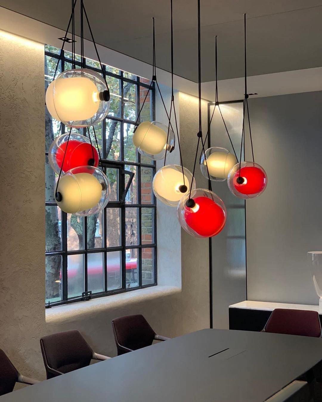 Ovexa Contemporary Glass Pendant Light