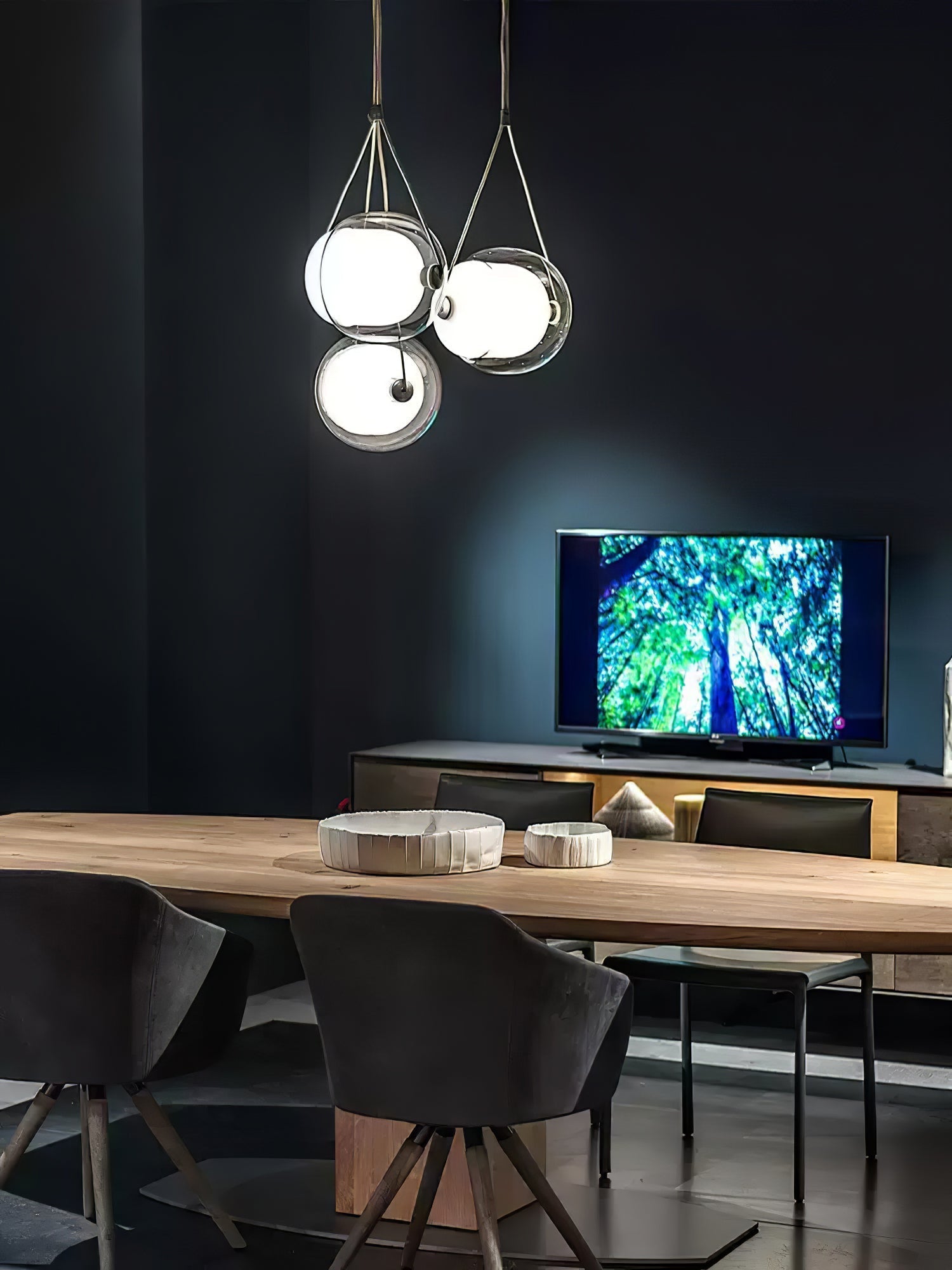 Ovexa Contemporary Glass Pendant Light