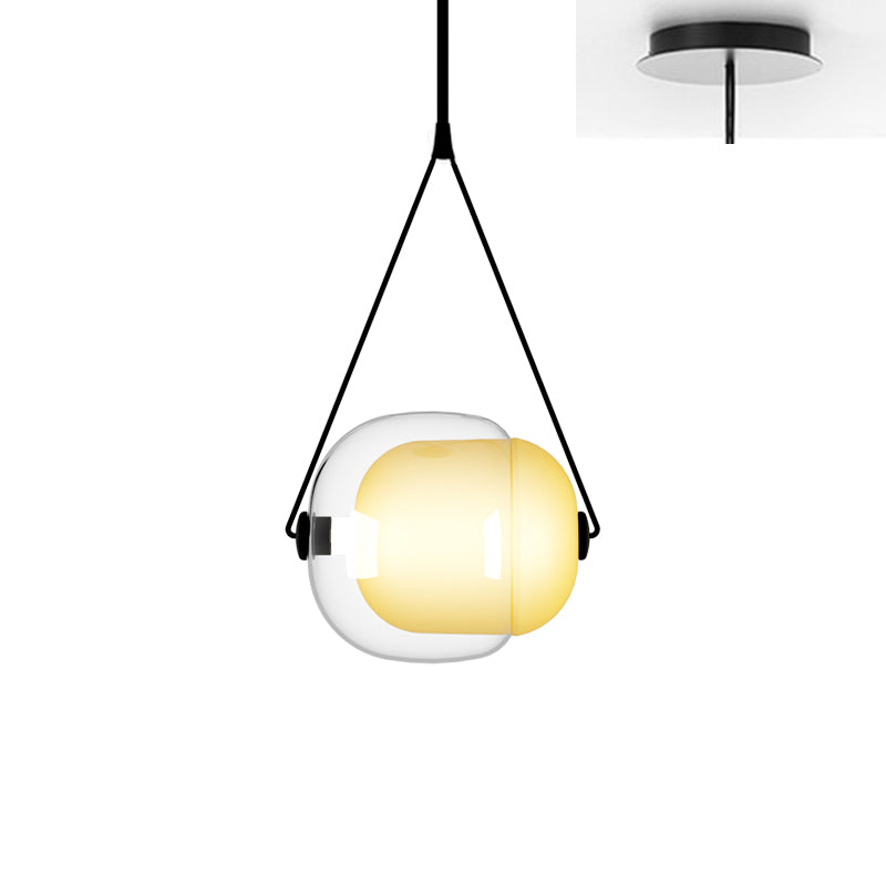 Ovexa Contemporary Glass Pendant Light