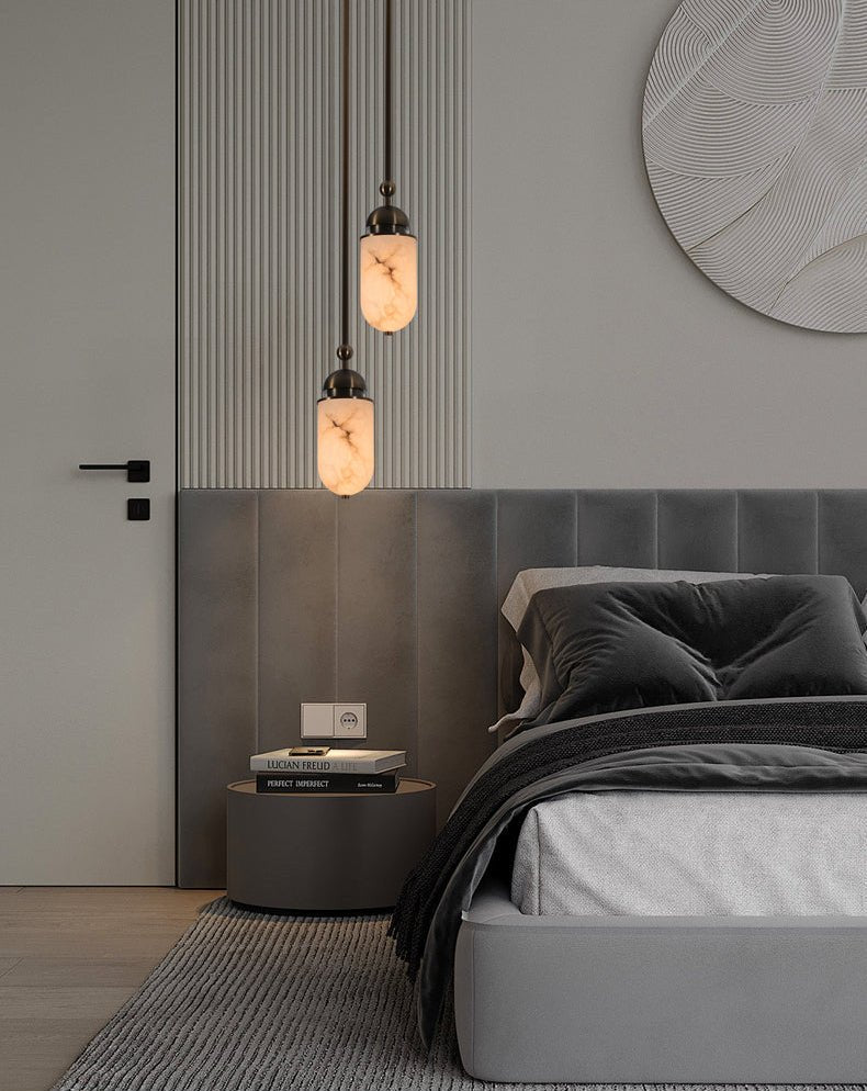 Capsule Alabaster Pendant Lamp