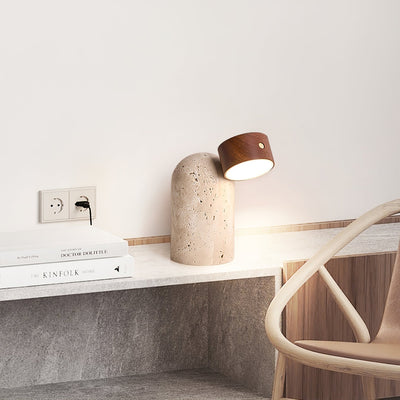 Yorvik Stone Table Lamp