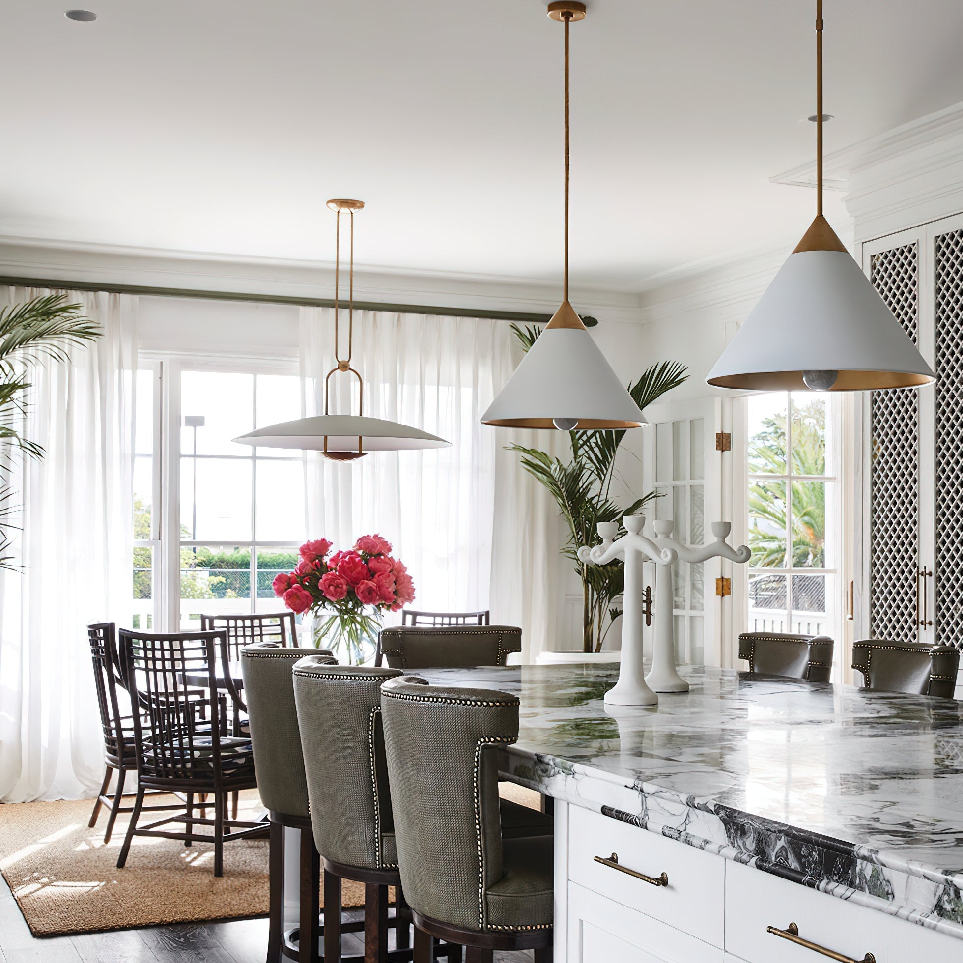 Orialette Brass Pendant Lamp