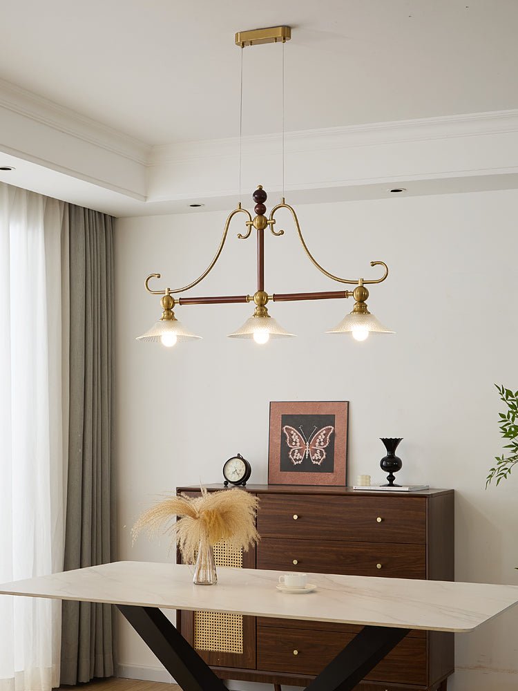 Ivvinisra Elegance Vintage Island Wood Pendant Light
