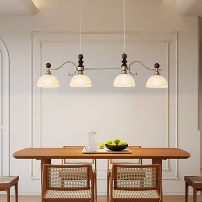 Ivvinisra Elegance Vintage Island Wood Pendant Light