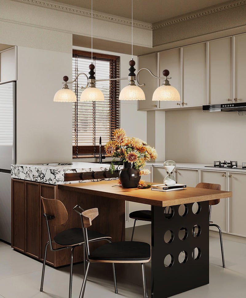Ivvinisra Elegance Vintage Island Wood Pendant Light