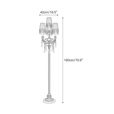 Veleia Pleated Floor Lamp