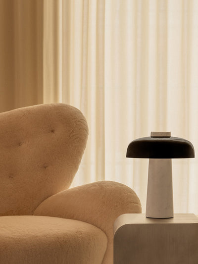 Oakley Travertine Table Lamp