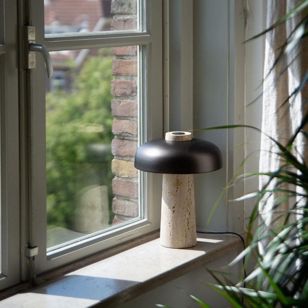 Oakley Travertine Table Lamp