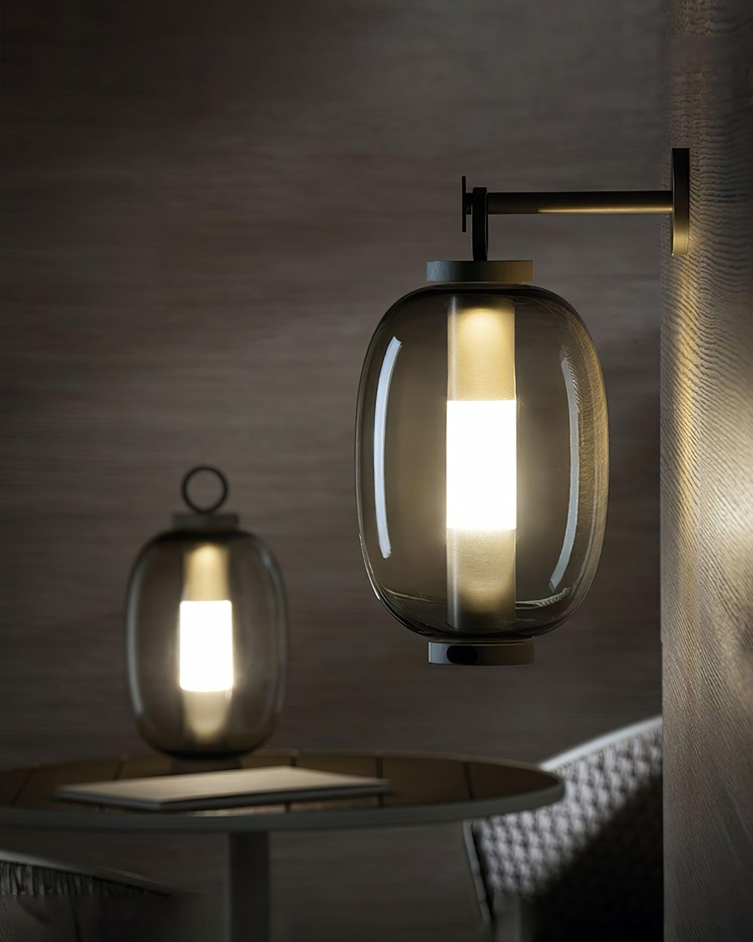 Vanorir Oriental Glass Table Lamp
