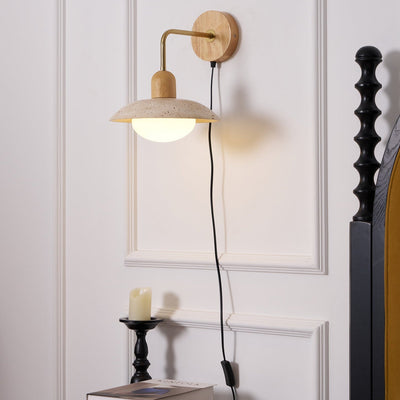 Travelle Travertine Wall Sconce - Neutral Decor