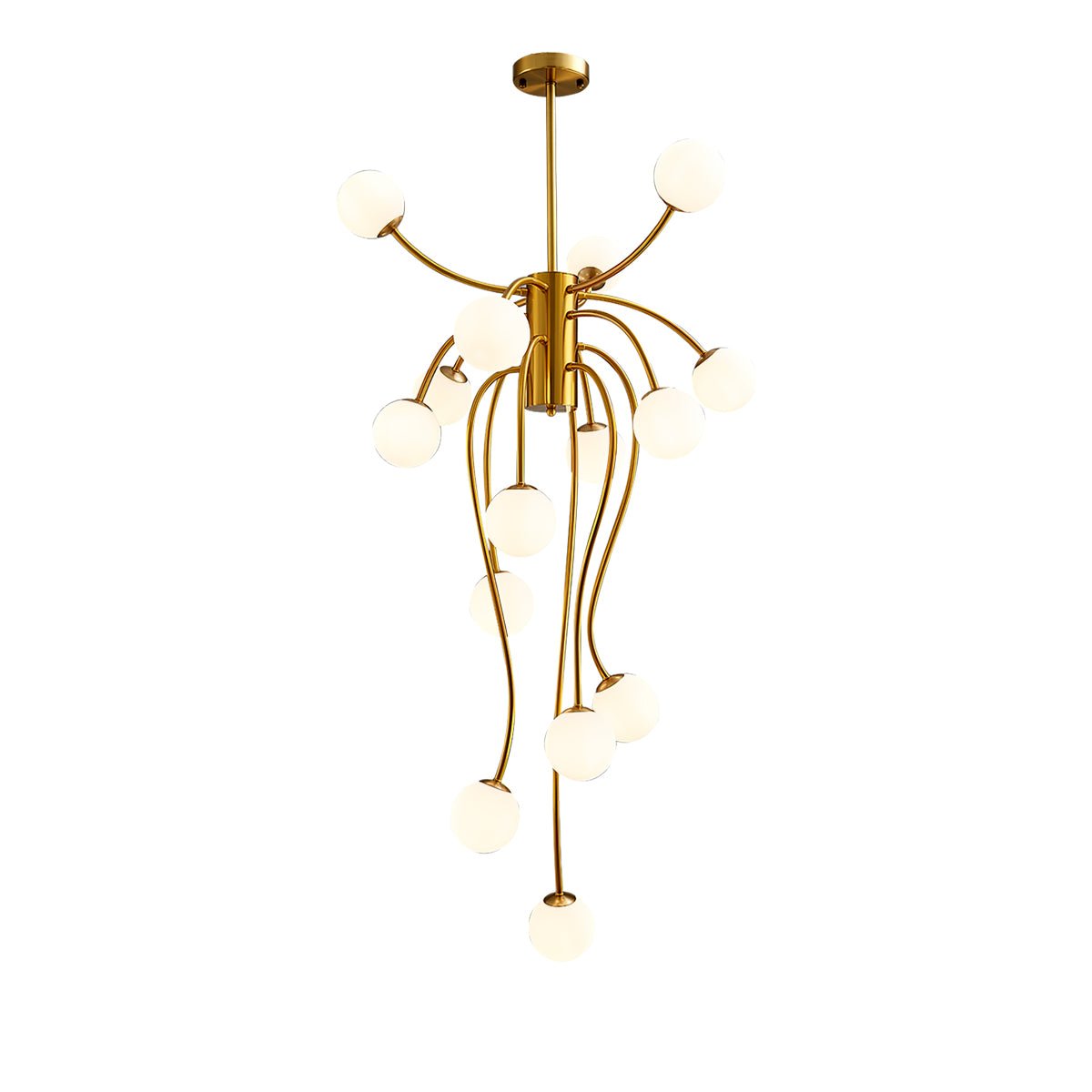 Astralyn Brass Globe Chandelier