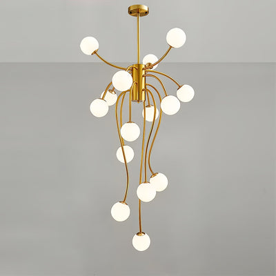 Astralyn Brass Globe Chandelier