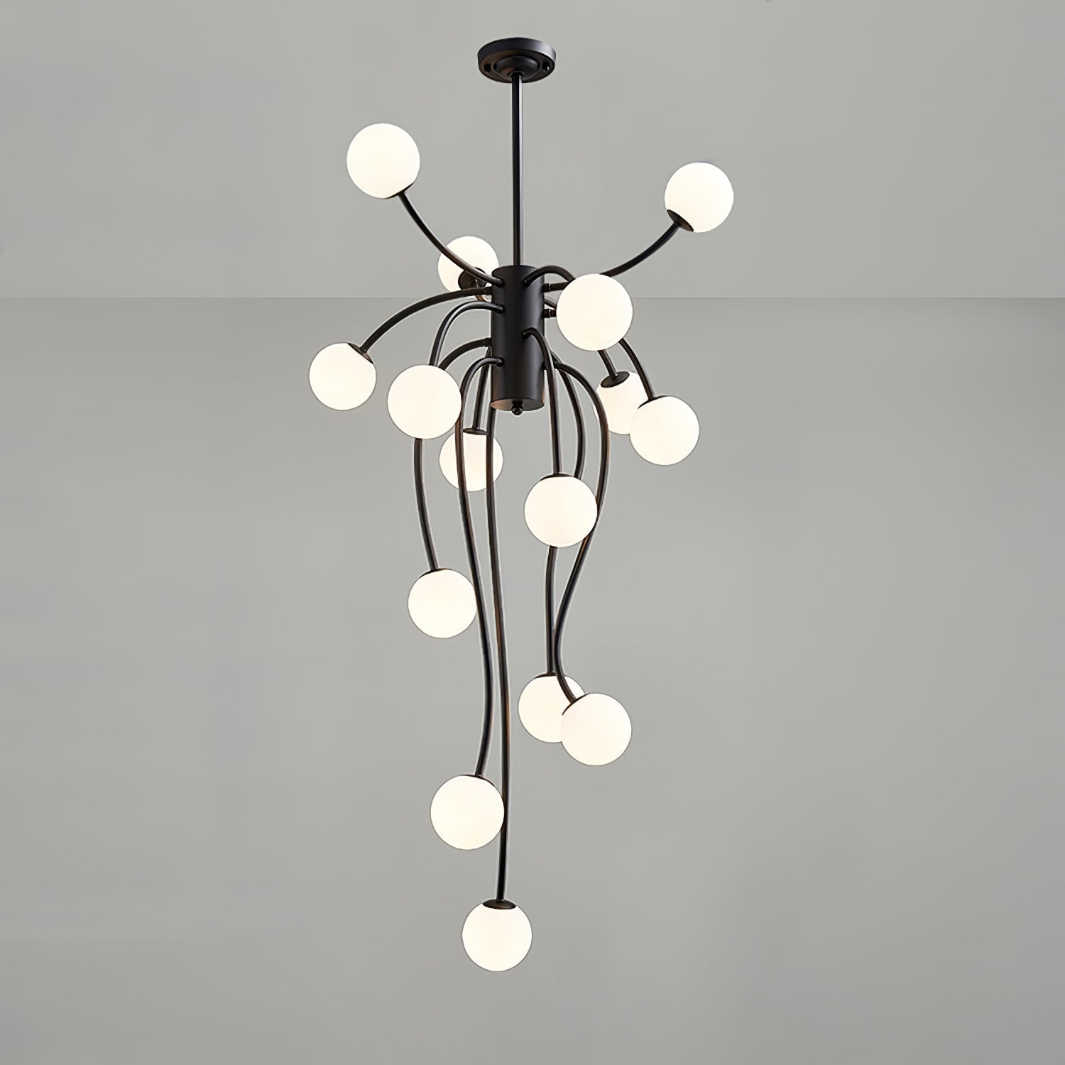 Astralyn Brass Globe Chandelier