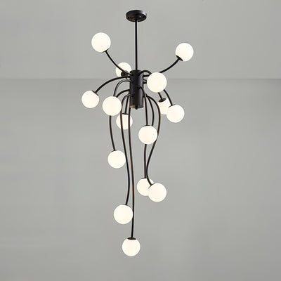 Astralyn Brass Globe Chandelier