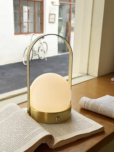 Zenon Glass Minimalist Table Lamp