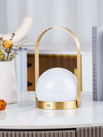 Zenon Glass Minimalist Table Lamp
