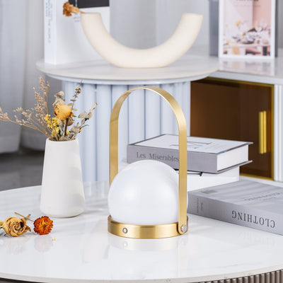 Zenon Glass Minimalist Table Lamp