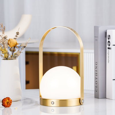 Zenon Glass Minimalist Table Lamp