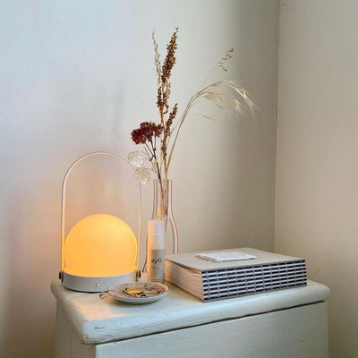 Zenon Glass Minimalist Table Lamp