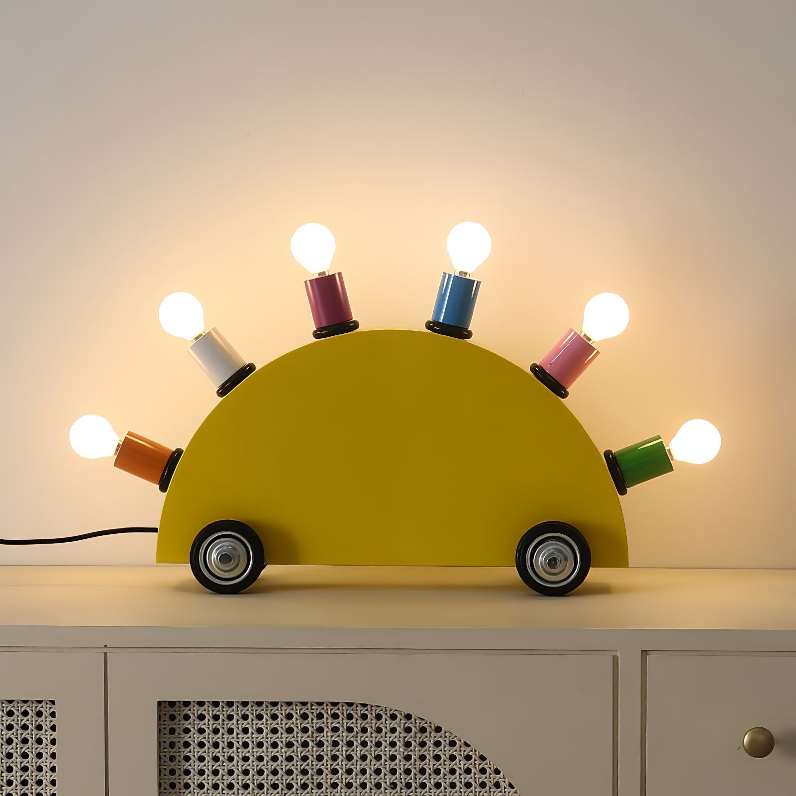 Mirerette Table Lamp Car Colorful Children's Room