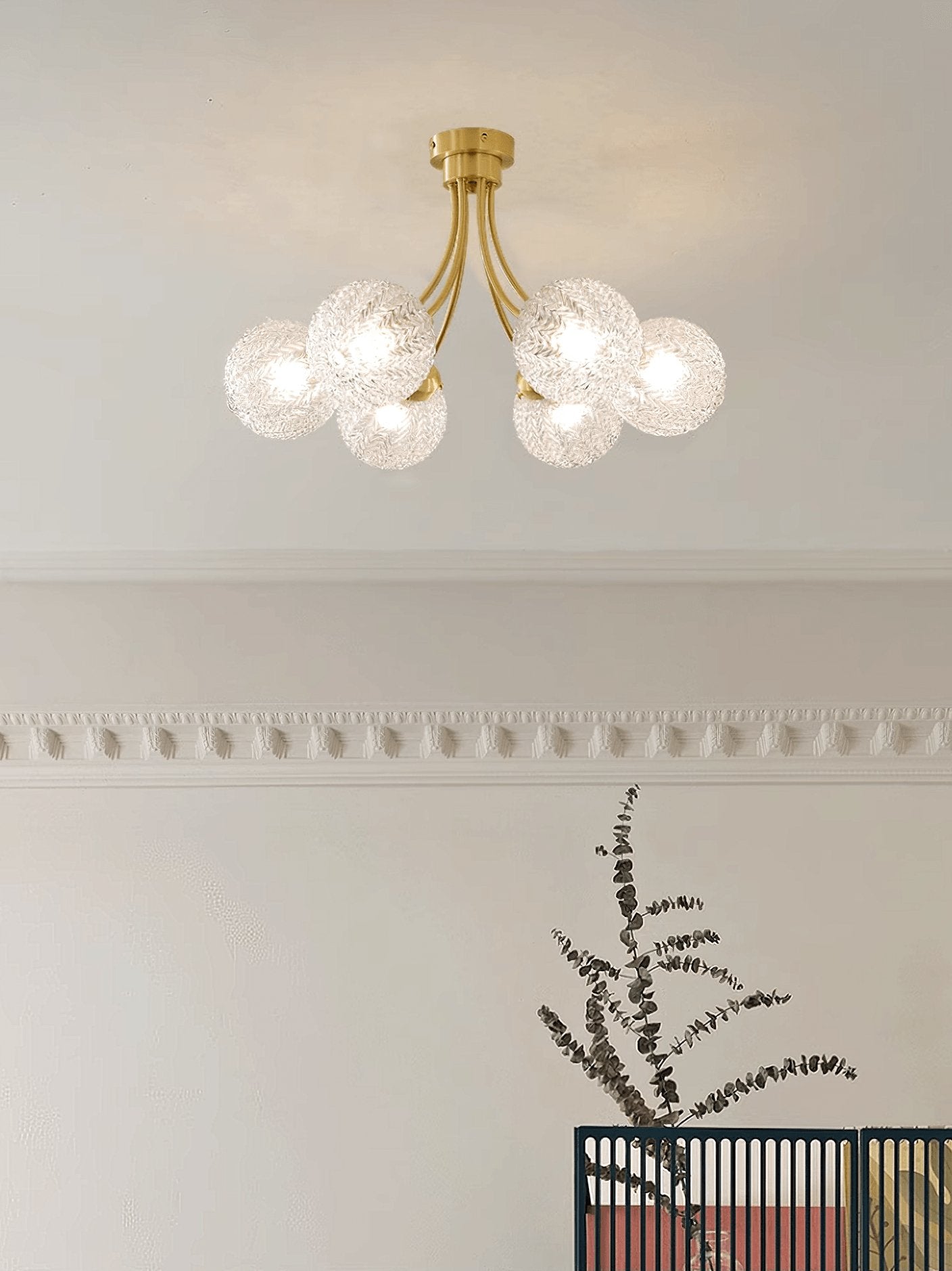 Quve Glass Ceiling Lamp