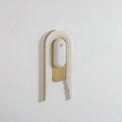 Sytalion Arch Alabaster Wall Light